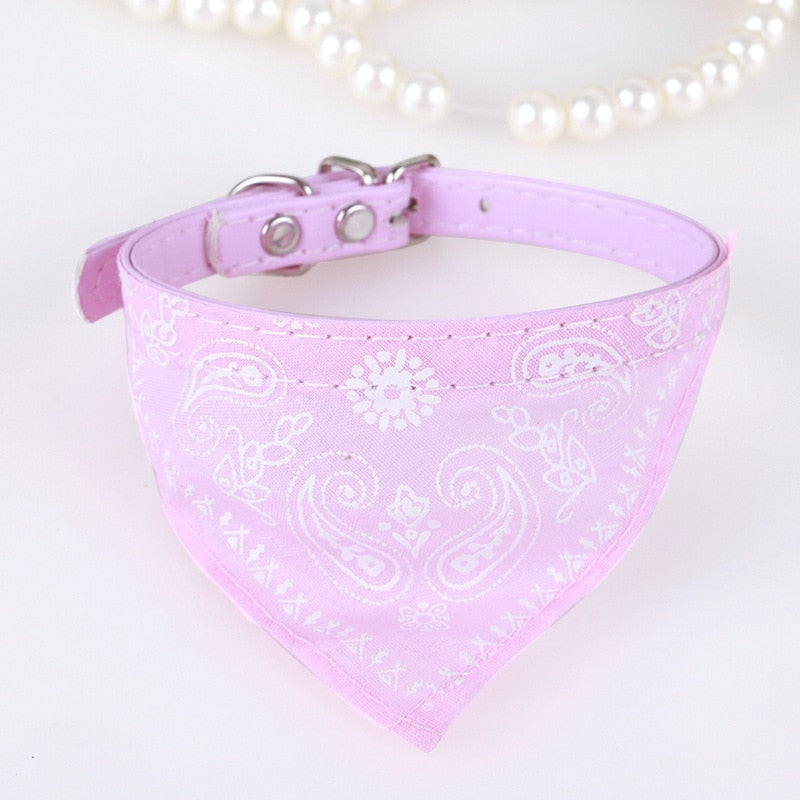 Collier pour chien bandana violet clair