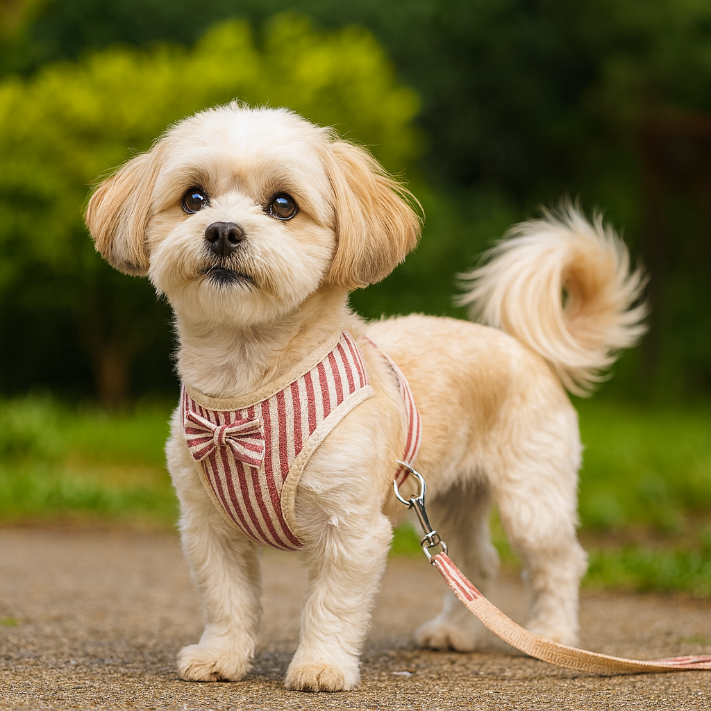 Harnais pour petit chien a traits