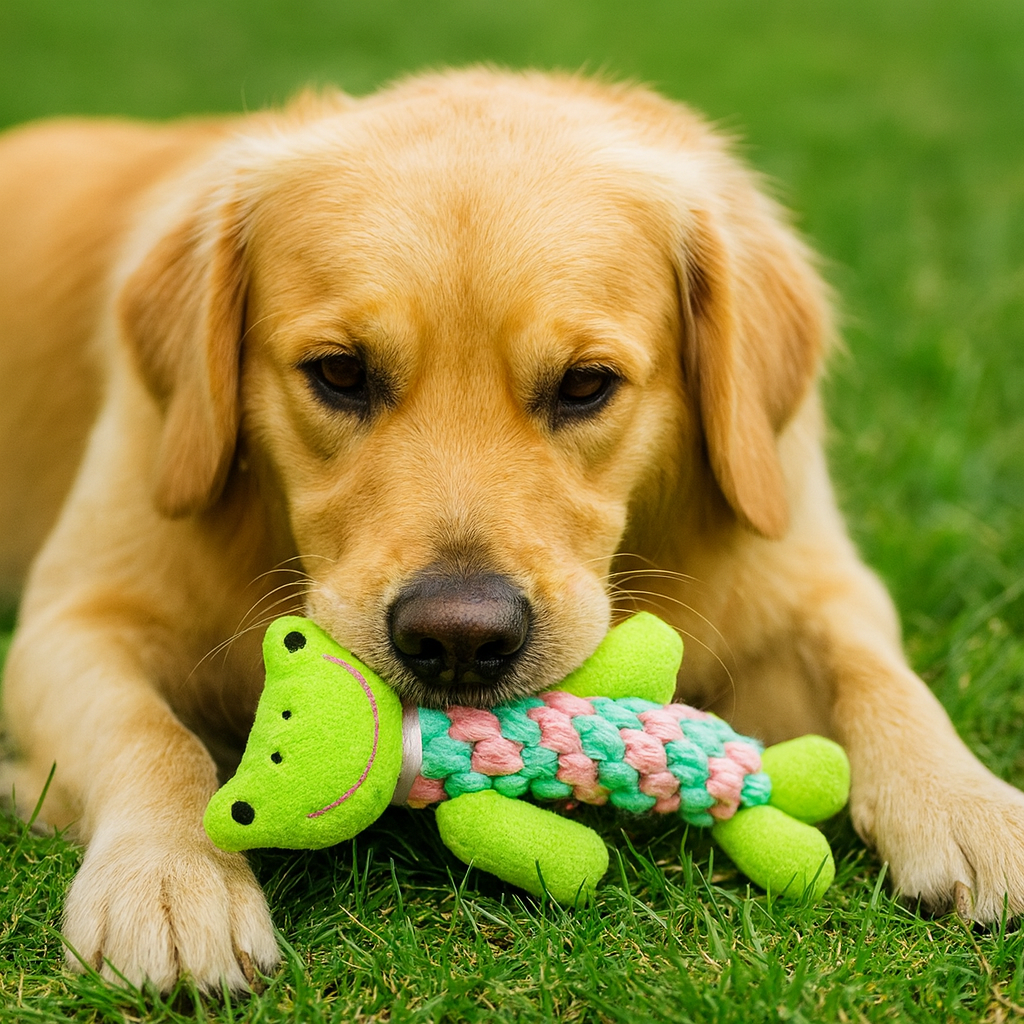 Jouet en corde Grenouille pour chien