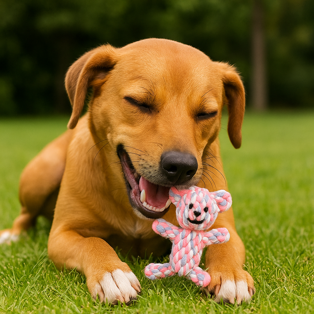Jouet en corde Ours pour chien extérieur