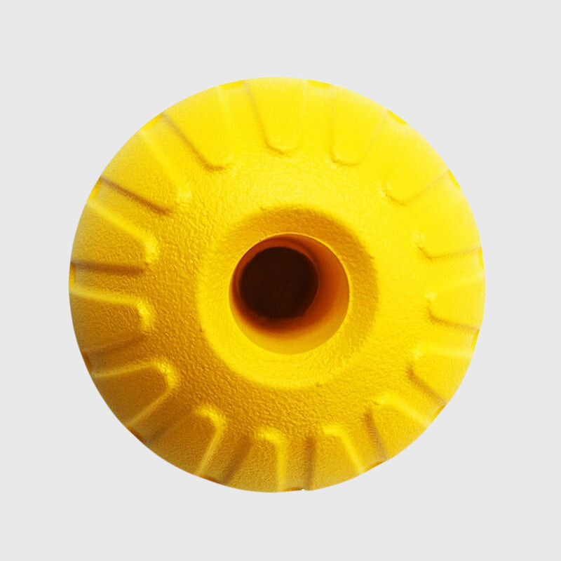 Jouet pour chien balle avec corde boule jaune sans corde