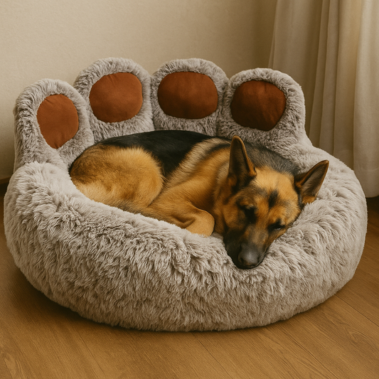 Lit douillet pour chien berger allemand