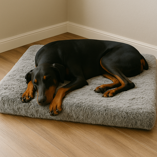 Lit pour grand chien dobermann