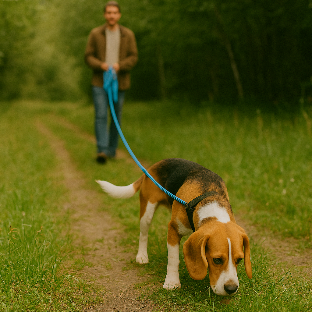 Longe de pistage pour chien de chasse