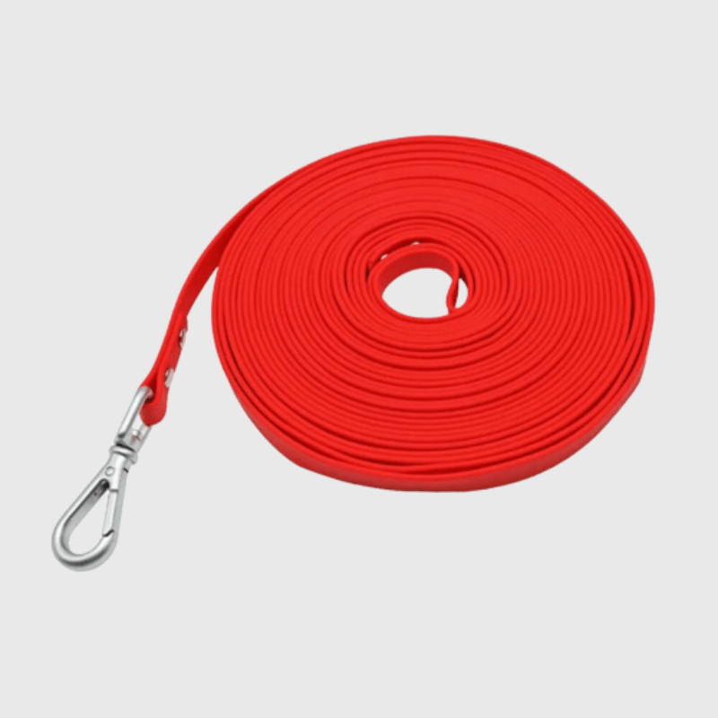 Longe de rappel pour chien 9.2m rouge