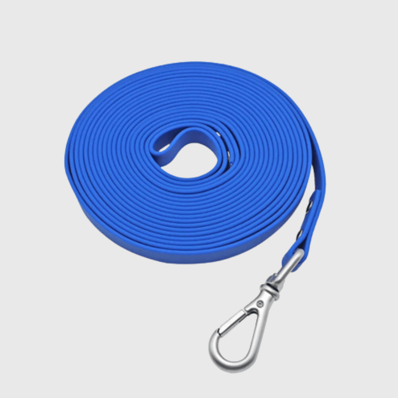 Longe pour chien 15m bleu