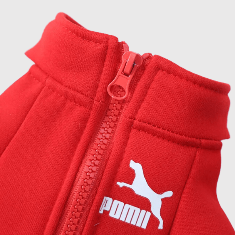 Manteau pour chien Poma Rouge ou Noir zoom