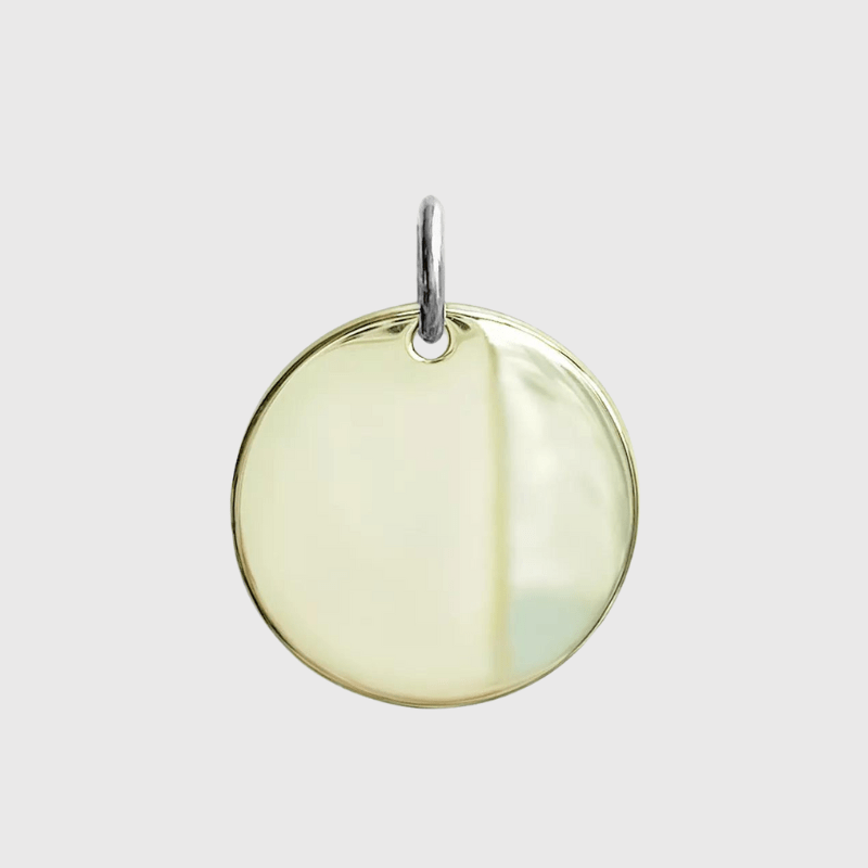 Médaille pour chien à graver laiton brillant