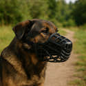 Muselière Réglable Pour Chien - Nylon Réfléchissant, Design Buvable, Sécurité Promenade Et Dressage - 2