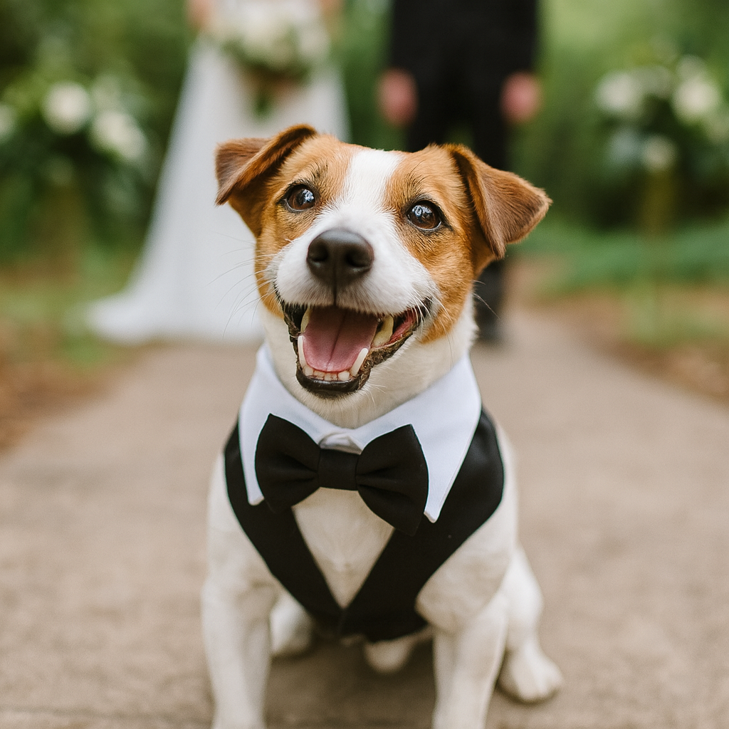 Noeud Papillon chien mariage