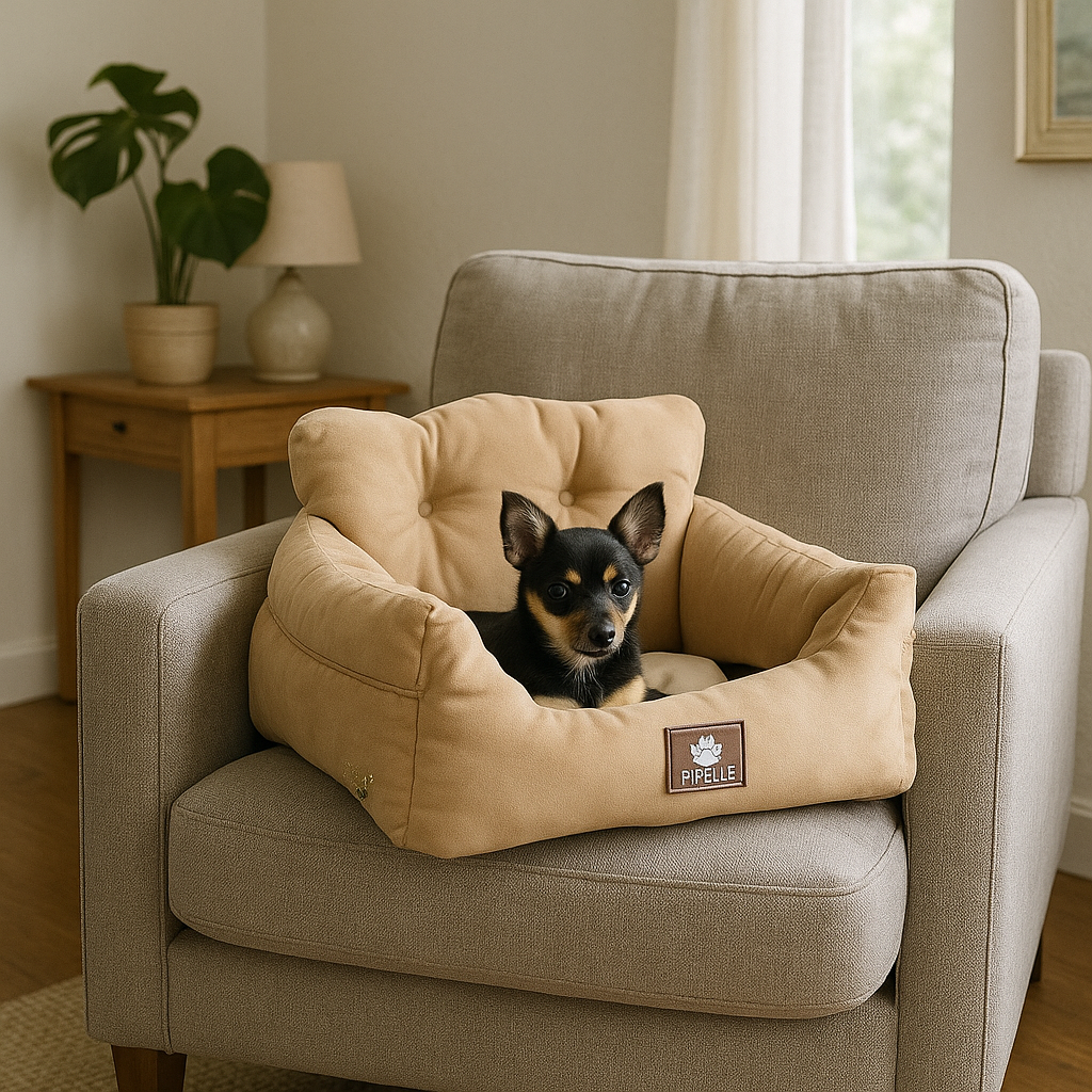 Panier canapé pour chien café chihuahua
