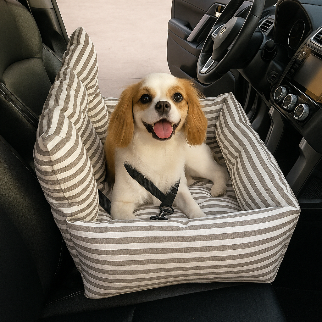 Panier chien pour voiture chiot