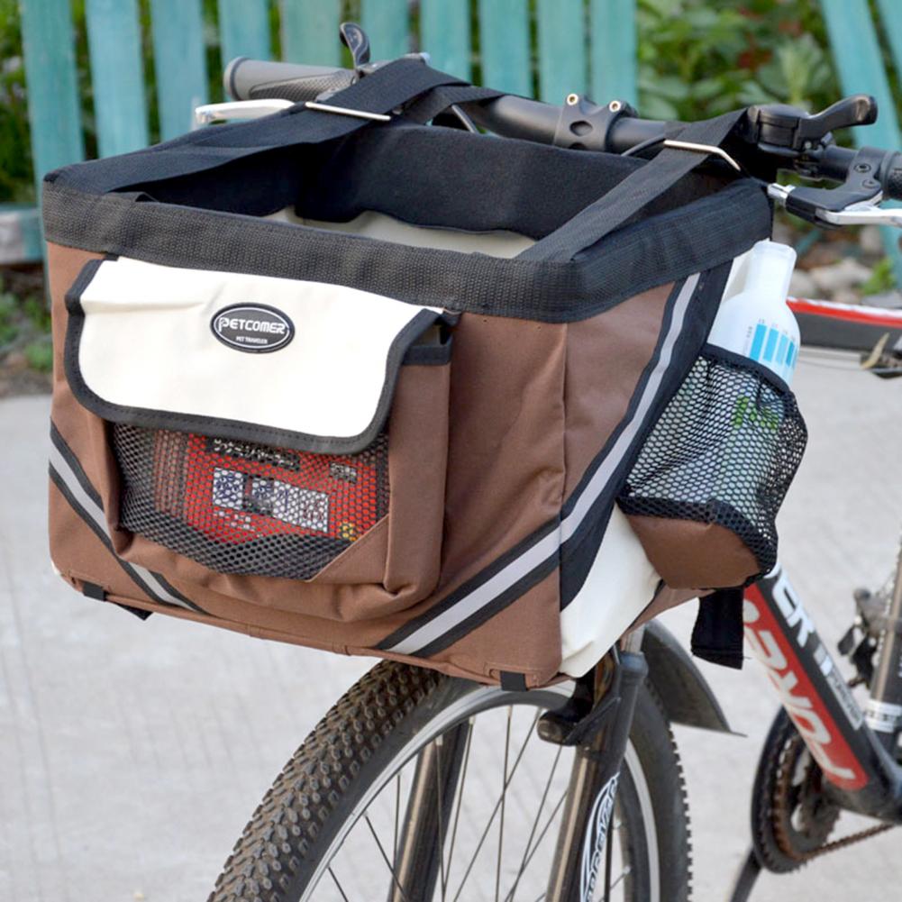 Panier pour chien pour vélo devant du velo