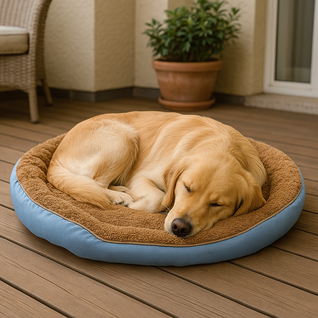 Panier pour chien rond labrador
