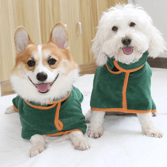 Peignoir pour petit chien chiots