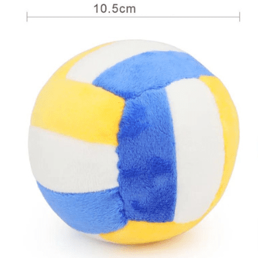 Peluche ballon pour chien taille