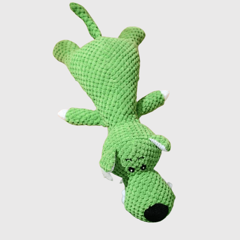 Peluche coloré pour chien crocodile