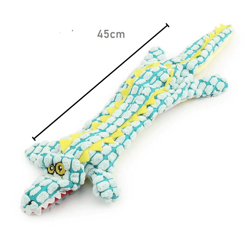 Peluche crocodile pour chien