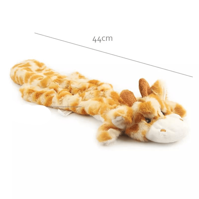 Peluche girafe pour chien taille