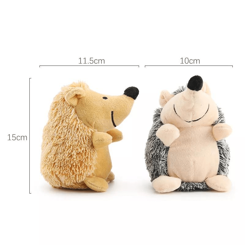 Peluche hérisson pour chien taille
