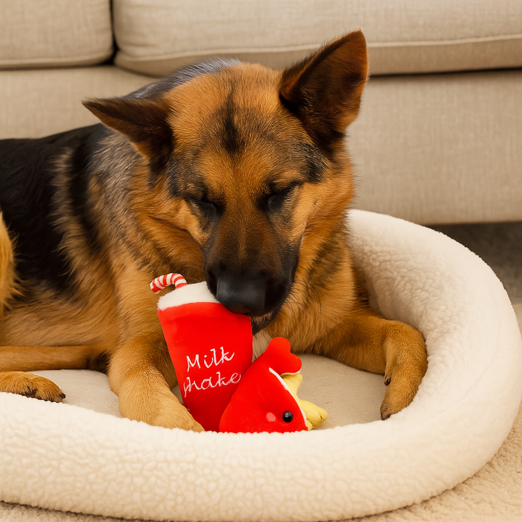 Peluche street Food pour chien