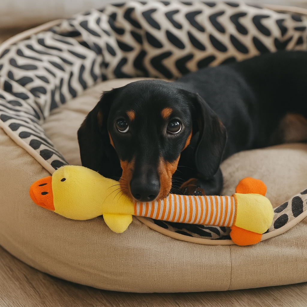 Peluches longues pour chien