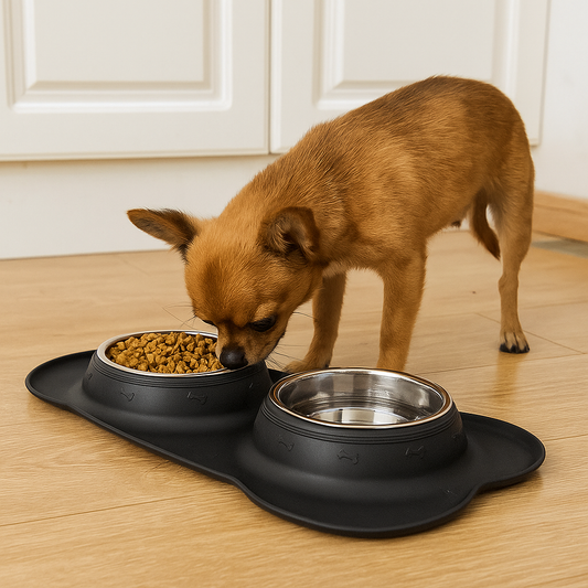 Porte gamelles pour chien chihuahua