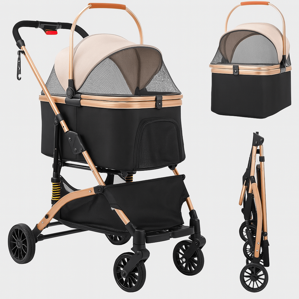 Poussette pour chien tout terrain