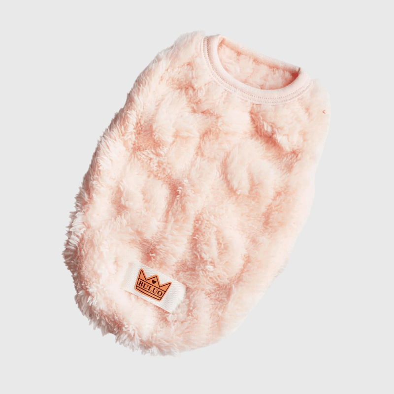 Pull en laine pour chien rose
