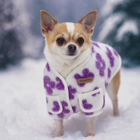 Pull polaire pour chien en laine