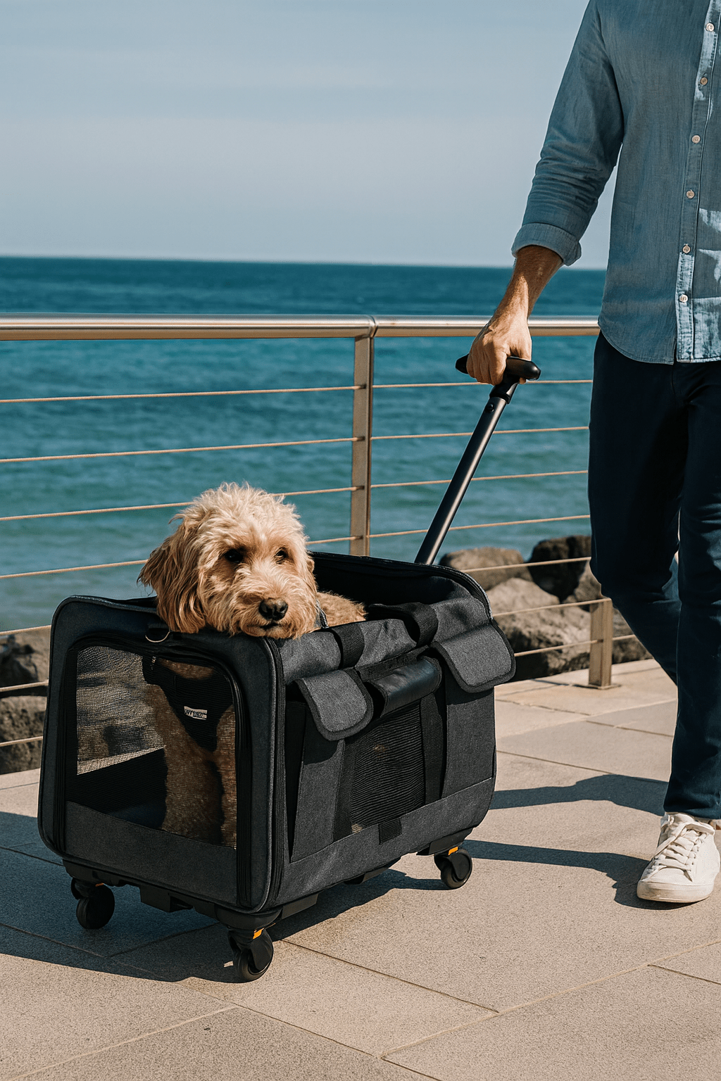 Remorque poussette pour chien