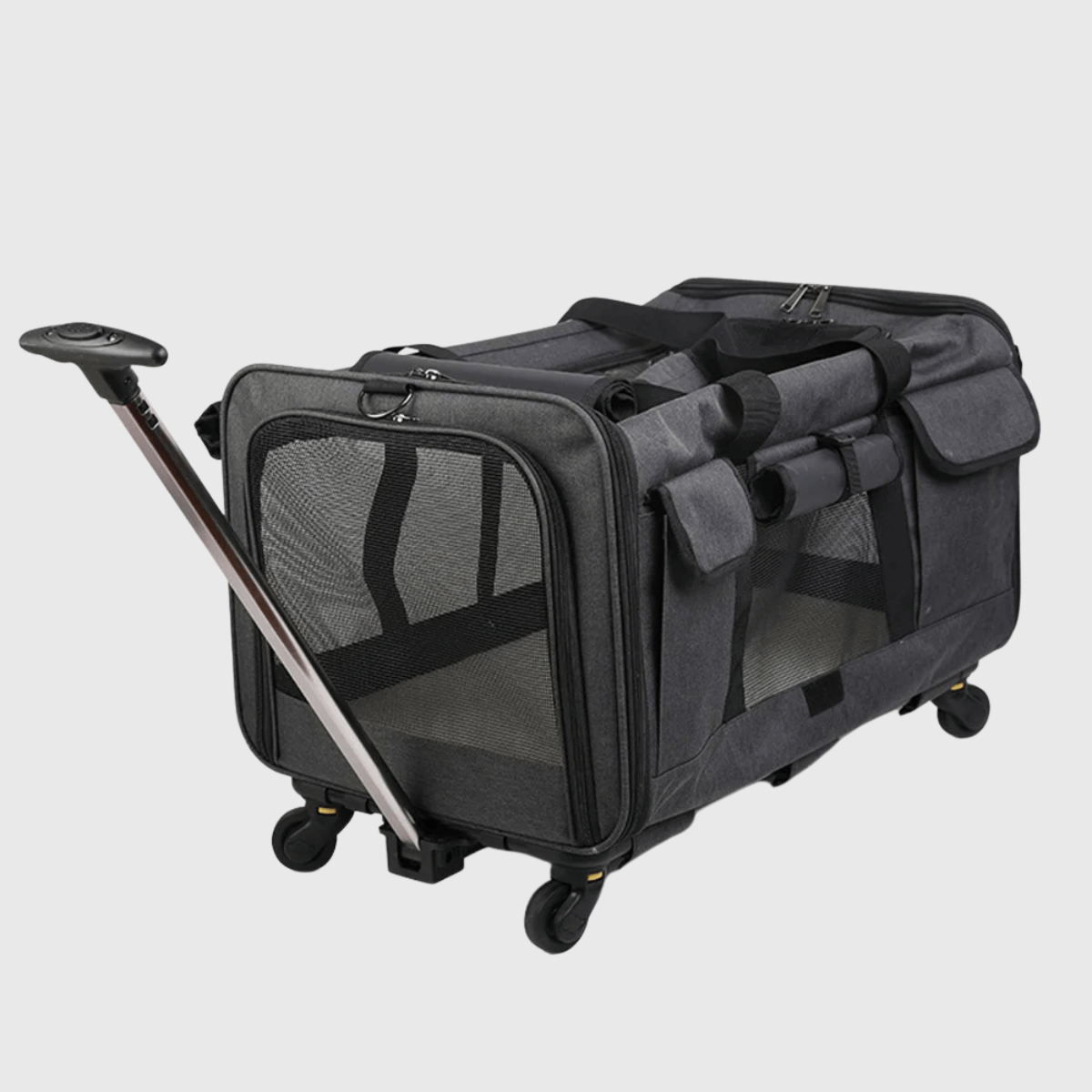 Remorque poussette pour chien noire