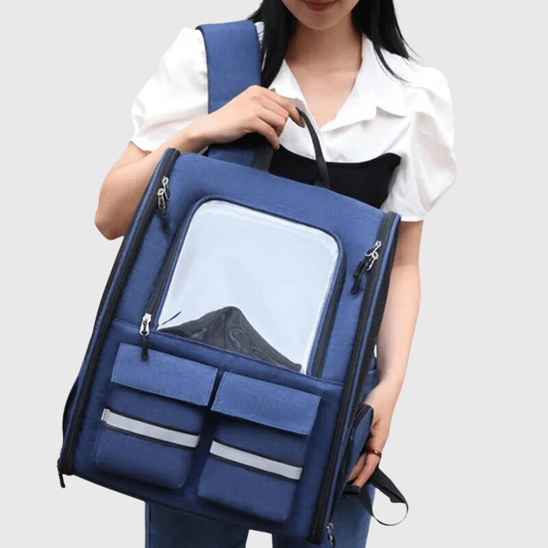 Sac à dos à roulette pour chien modele femme