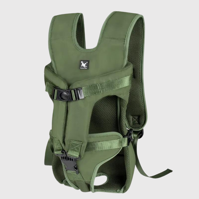 Sac à dos chien rando vert
