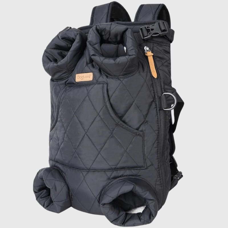 Sac à dos harnais chien noir