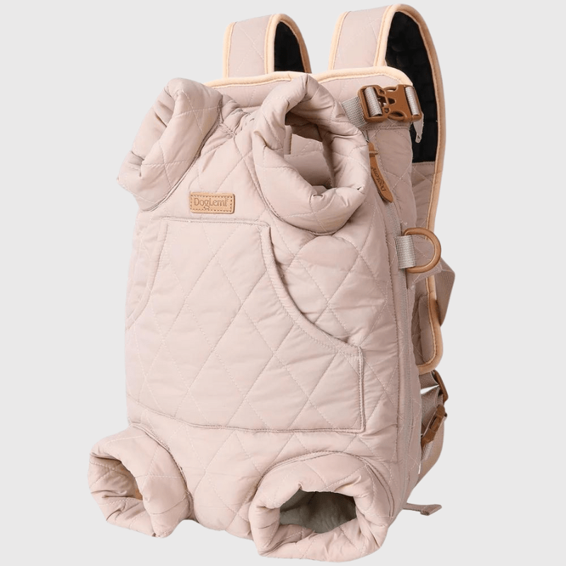 Sac à dos harnais chien rose