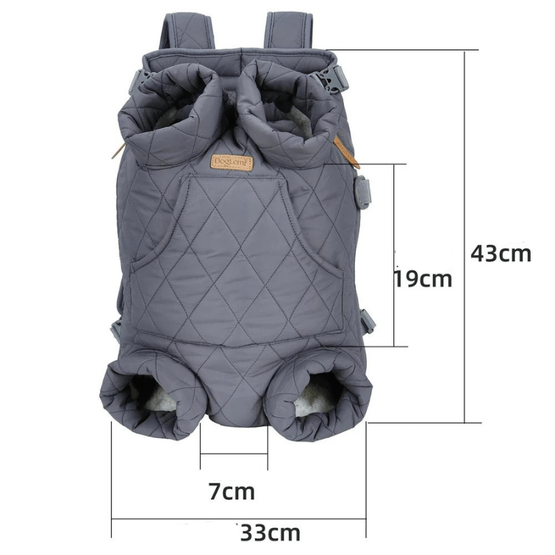 Sac à dos harnais chien taille