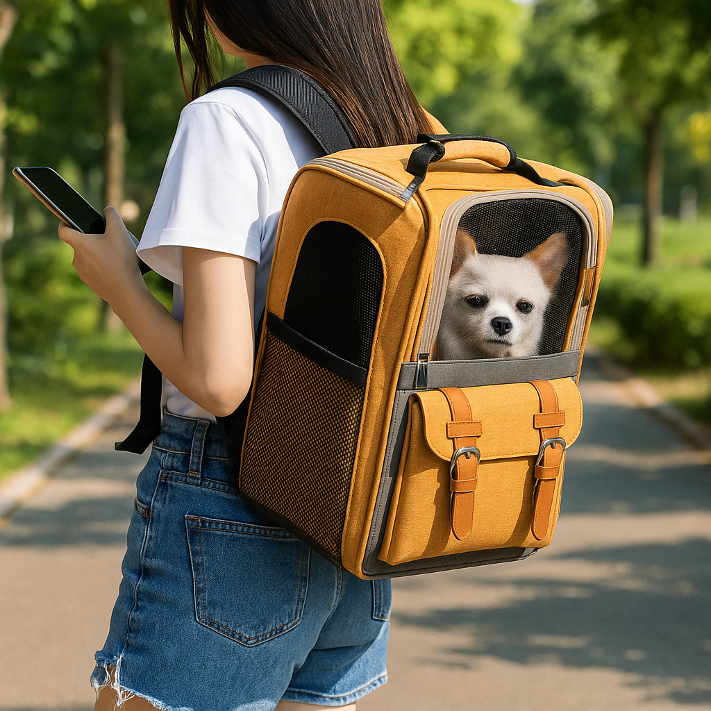 Sac à dos pour petit chien en balade