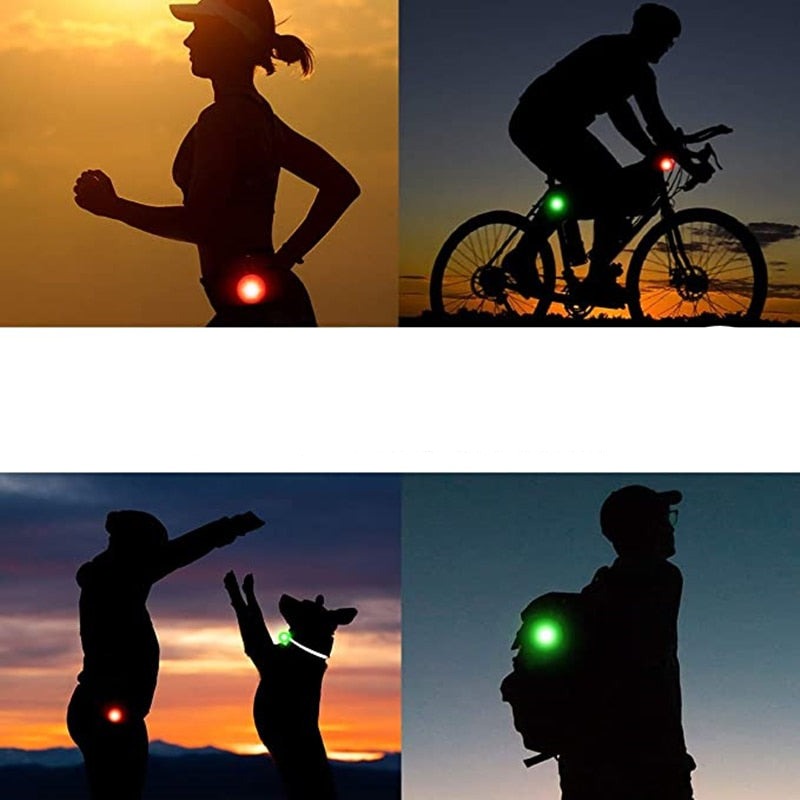 Lampe Led pour collier de chien utilisation sur ceinture, velo, sac a dos, chien