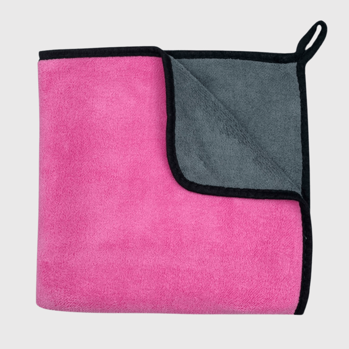 Serviette hyper absorbante pour chien rose