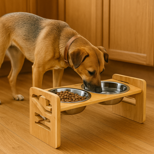 Support gamelle pour chien cuisine