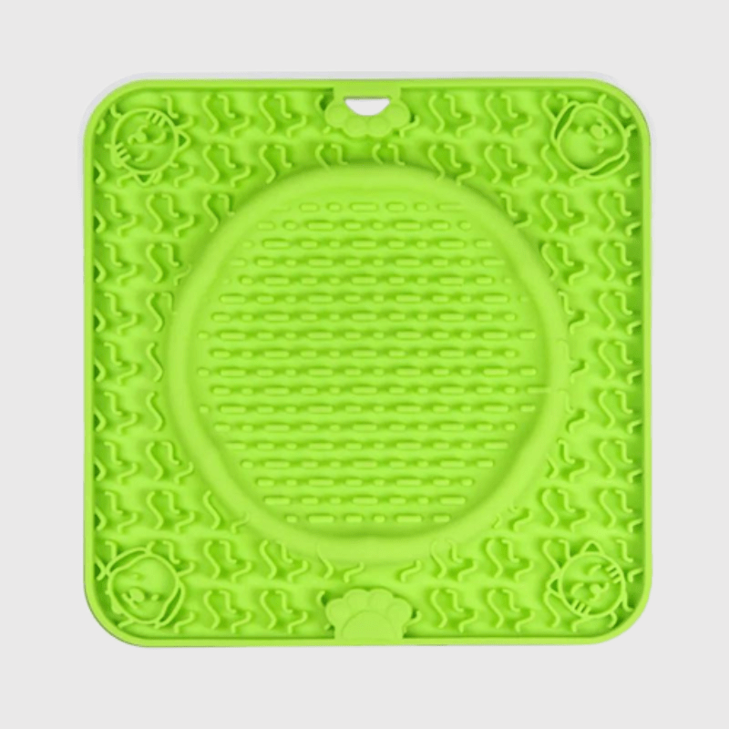 Tapis de fouille pour chien carré et rond avec des ventouses derrières