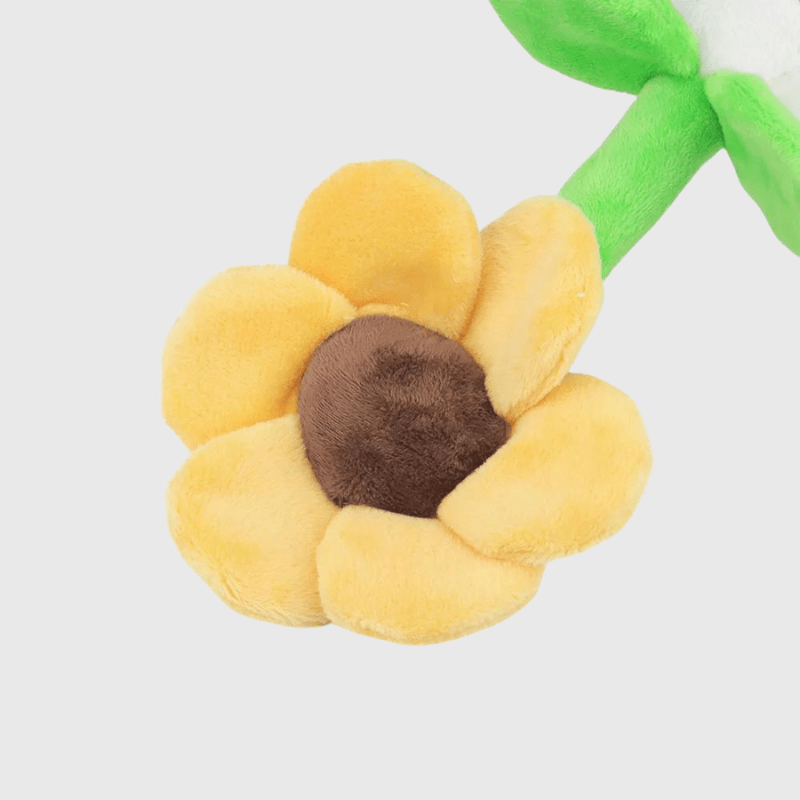 Tapis de fouille pour chien en forme de fleur zoom