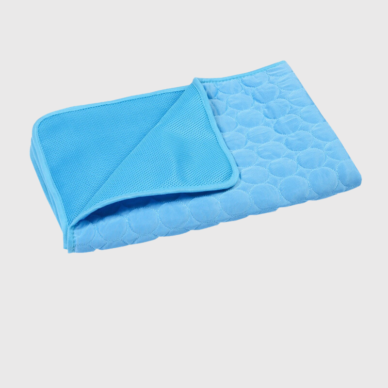Tapis rafraichissant pour chien non toxique bleu