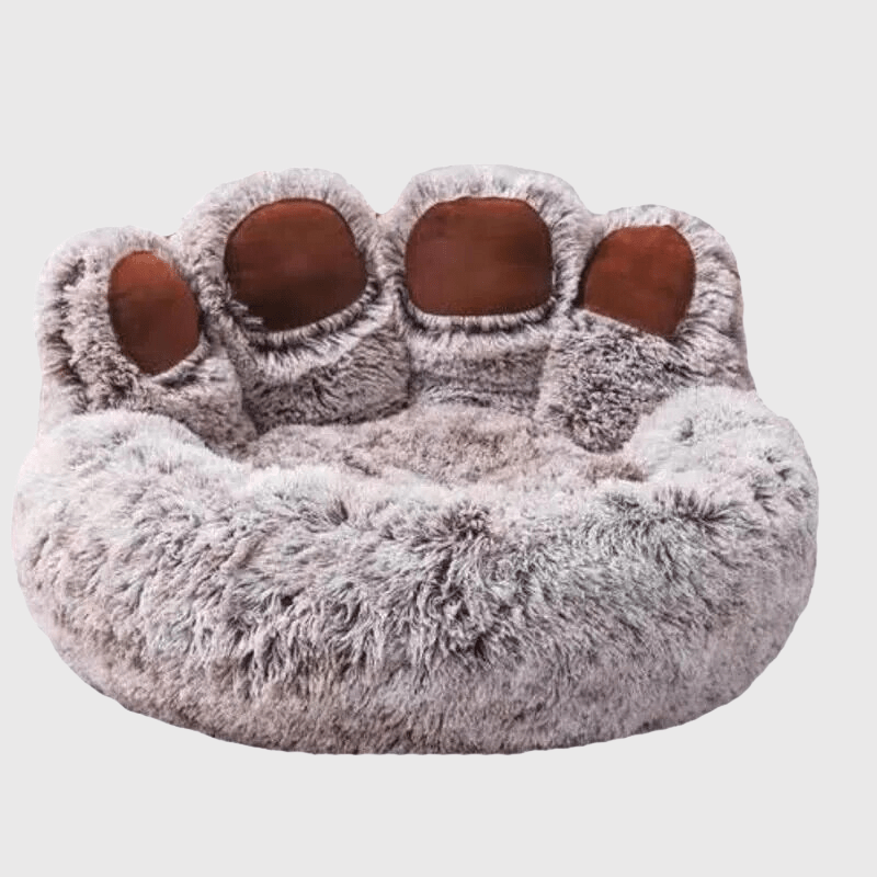 lit douillet pour chien marron