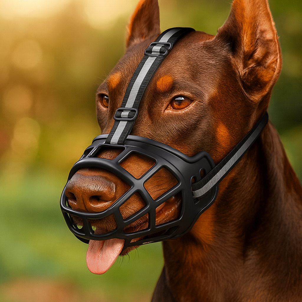 muselière chien baskerville avec traits