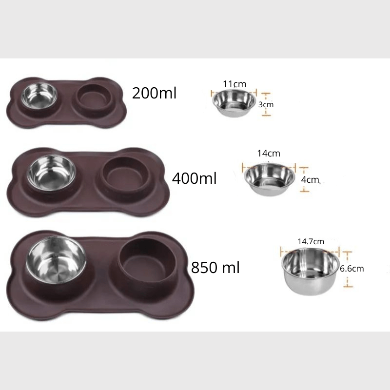 porte gamelles pour chien taille
