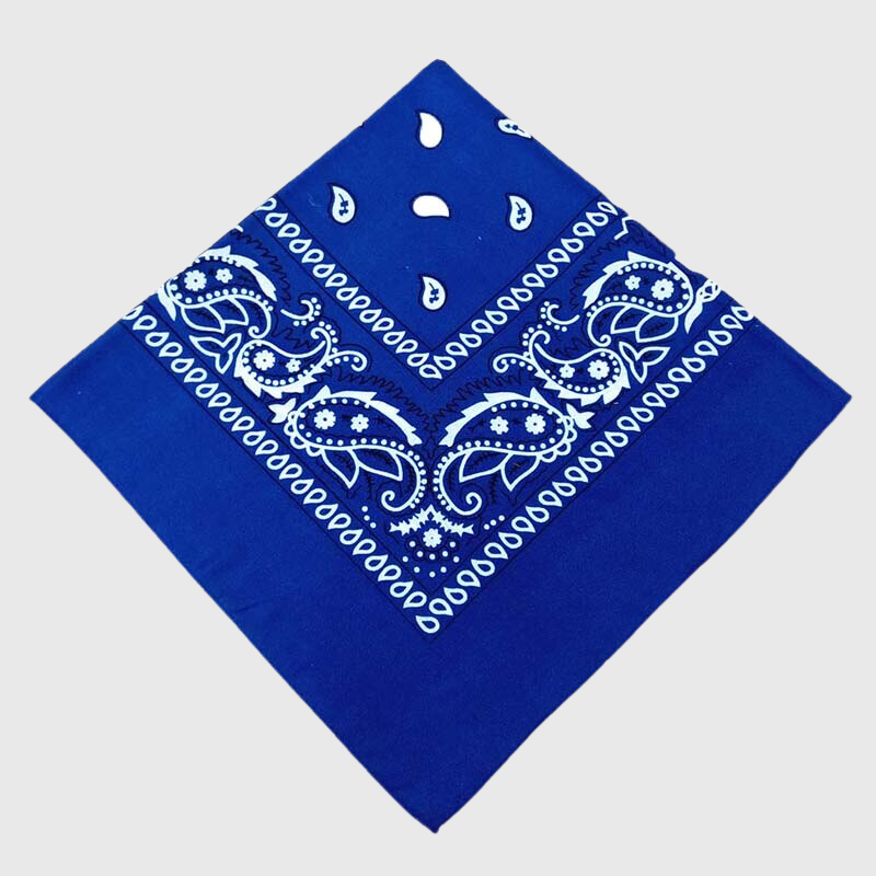 Bandana chien personnalise bleu foncee