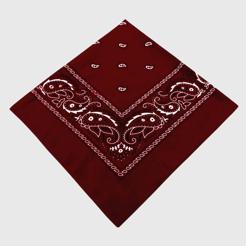 Bandana chien personnalise marron fonce