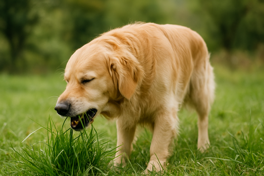 Pourquoi mon chien mange de l'herbe